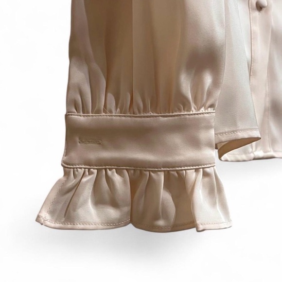 Silky Fairy Blouse NWT Classic Chic Elegant Vintage-Inspired Top S Soft-girl 90s - Picture 6 of 11